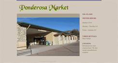 Desktop Screenshot of ponderosamarket.com
